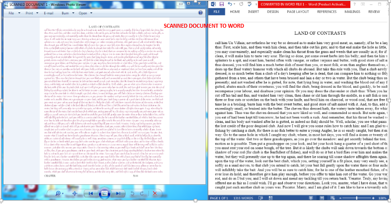 I will transcribe text from PDF, Scanned and images files to word & excel editable files.