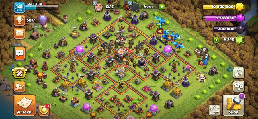 I will trophy up to legend in any divisions clash of clans account