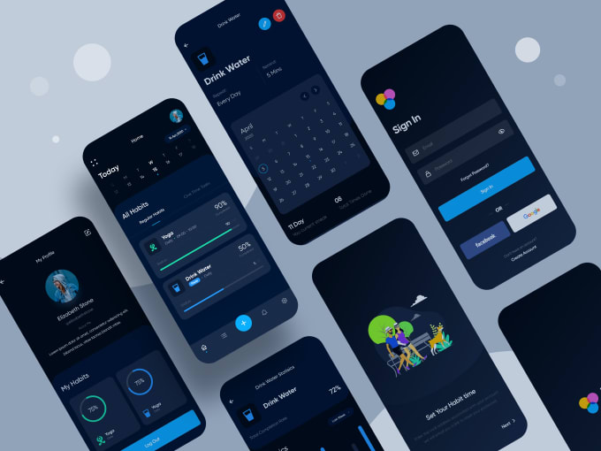 I will design creative, mobile app ui ux for android and ios