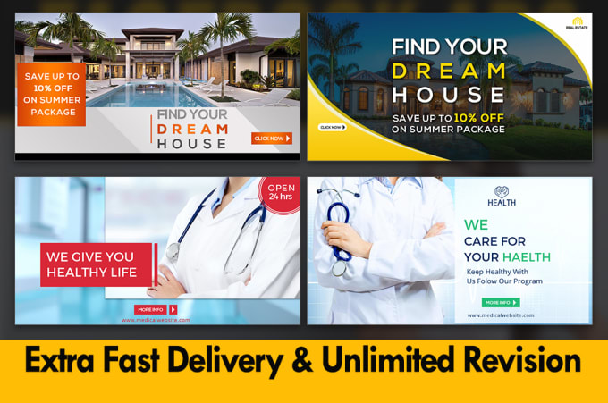 I will design 5 premium facebook ads high converting