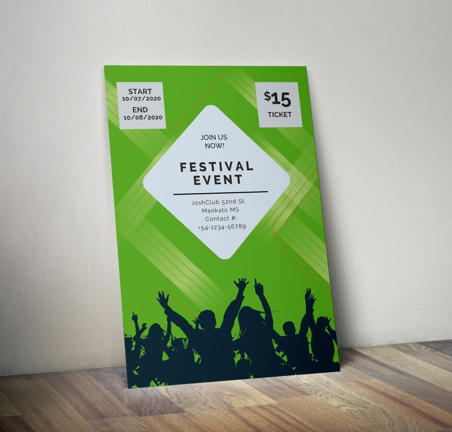 I will do creative business flyer design on time