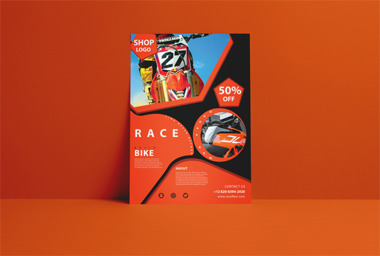 I will design a business card/flyer for your business, party, and event