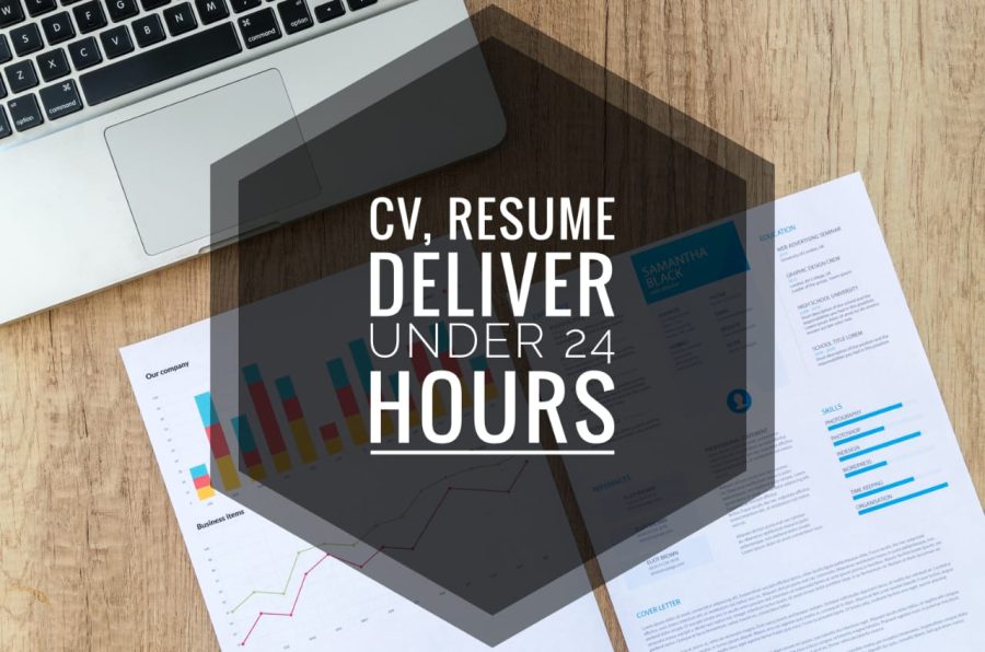 I will make design professional cv, resume, cover letter, templates with superfast delivery