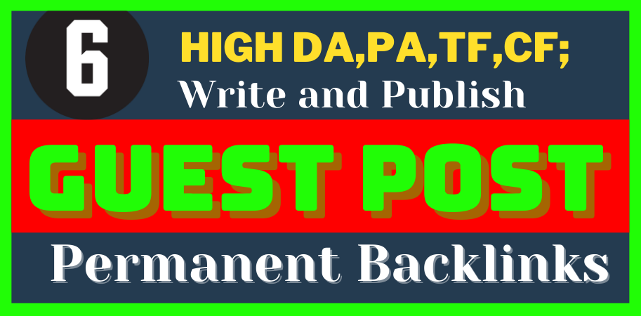 I'll do 6 H.Q. DA,PA permanent do-follow Backlinks on reddit,medium,behance,linkedin, etc