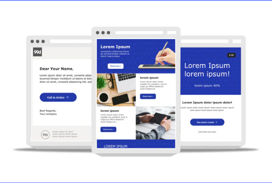 I will design Excilent & eye-catchy Responsive HTML 