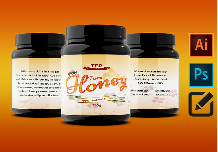 I will do bottle label design and jar label design within 24 hours