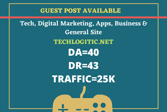 I will publish High Quality SEO Guest Post on High TECH Site