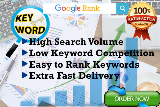 Seo Keyword Research and Competitor Analysis - Premium Quality 