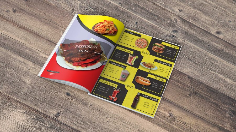 I will do amazing resturent menu and product catalouge design