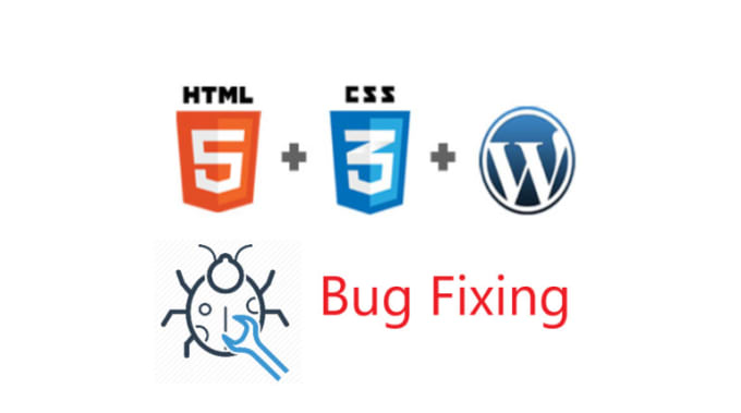 I will do bug fixing in wordpress