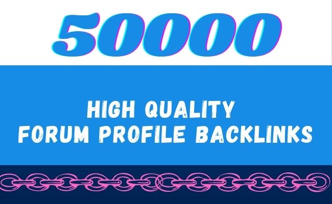 I will create high quality forum profile backlinks, forum posting