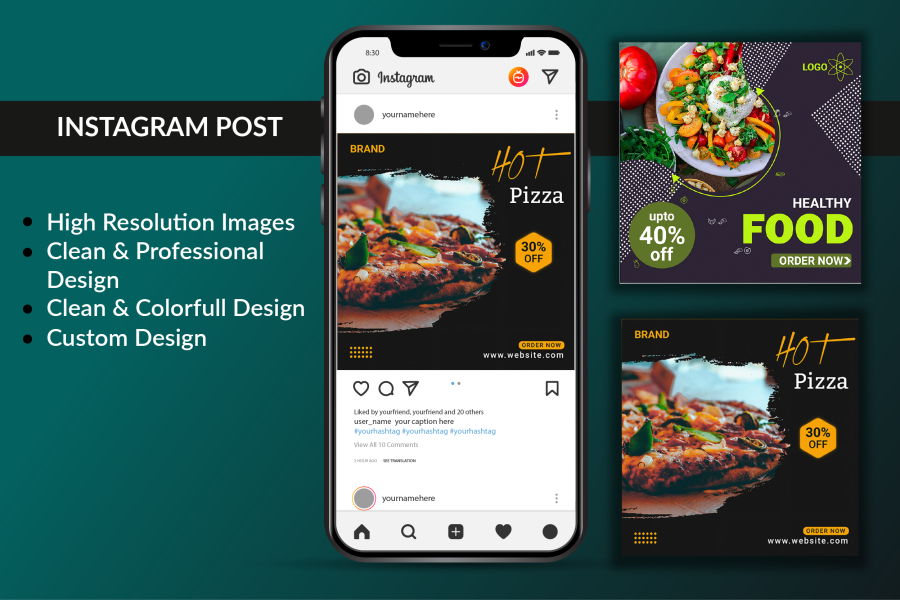 I will design premium quality Instagram post professionally.