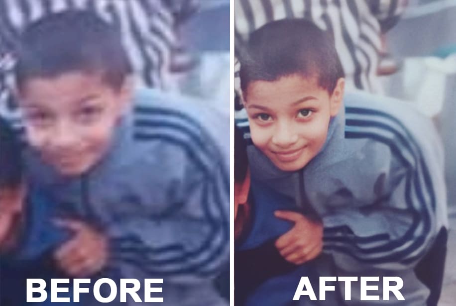 I will clean up and restore your old pictures