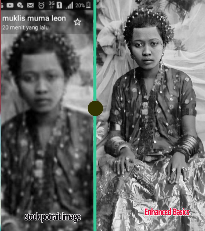 I will sharpen a low resolution or blurry portrait images to high definition