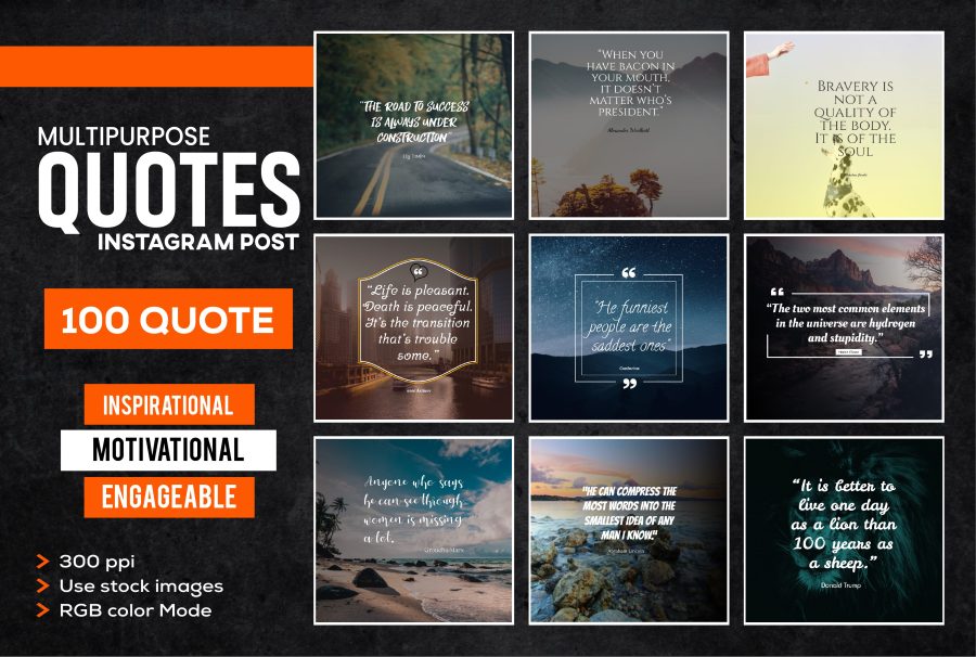 I will design 100 motivational quotes,inspirational quotes,image quotes
