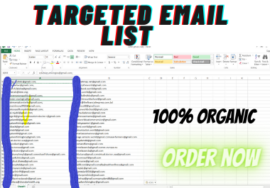 I will get targeted email list collection from any platfrom