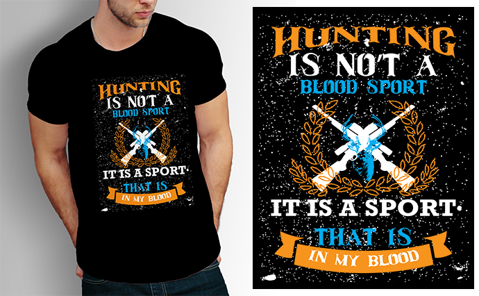 I will design your t-shirt with graphic and typography 