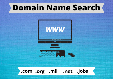 I will do domain name search for your website 