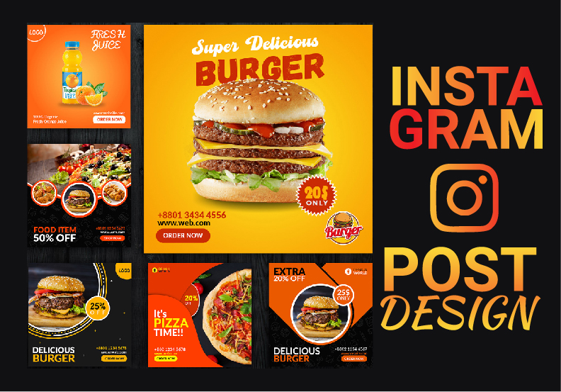 I will create premium Instagram post design