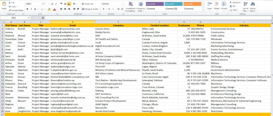 I will be professional virtual assistant for Excel, web research and Data entry