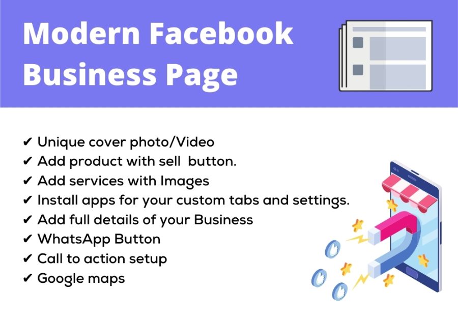 I will create Professional Facebook business page and seo optimize 