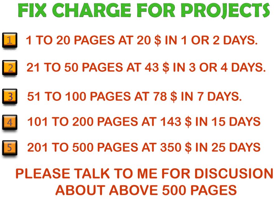 Do all kinds of data entries and Document conversions