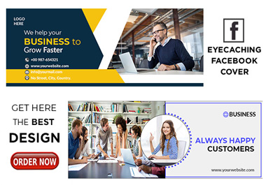 I Will Design Professional Eye-catching Facebook cover job within 24 Hr