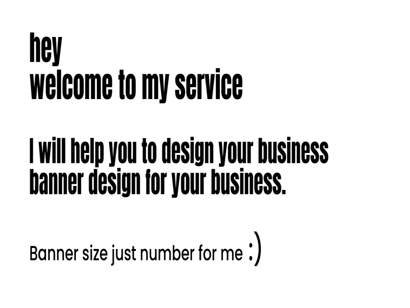 I will design modern Printable Banner for your business