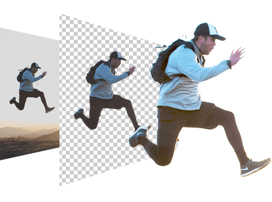 Remove origninal background from your photos