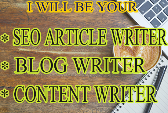I will write 500+ unique words SEO article, blog post and content 