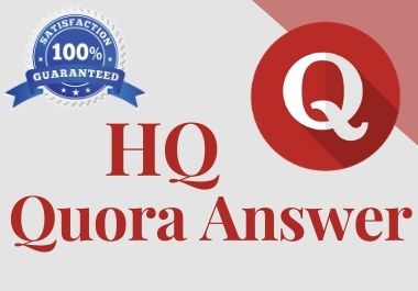 Promote your website with 15 HQ Quora Answers for targeted traffic. 