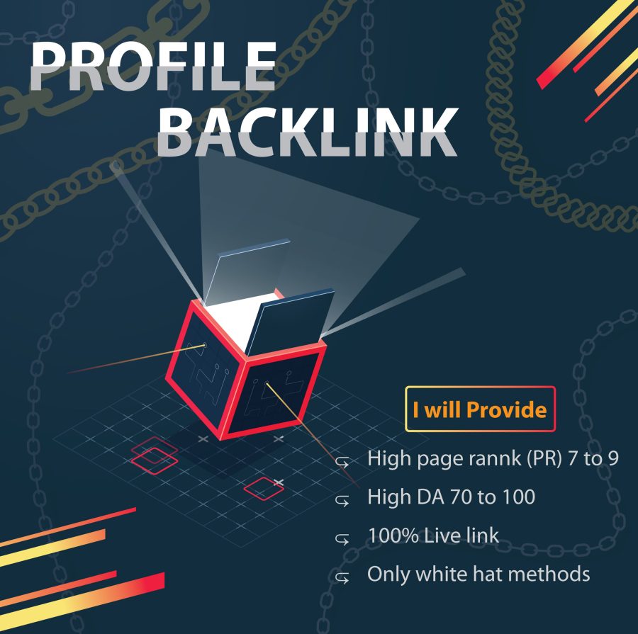  I will build you 100 profile backlink from the PR9 High authority website.