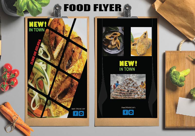I will create restaurant menu, food flyer or brochure