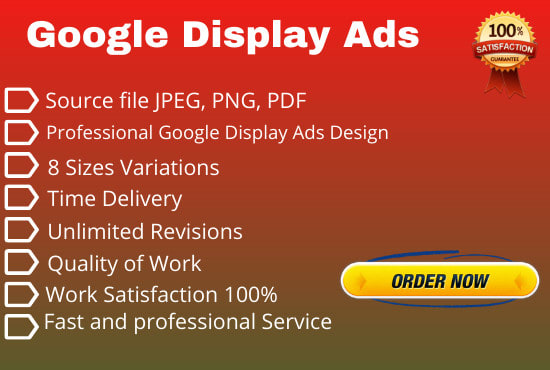 I Will Create Outstanding Google Display ADS in Couple of Hours