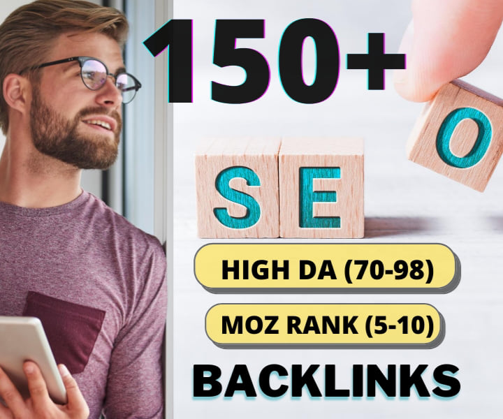 I will do 150+ high da profile backlinks manually for SEO ranking
