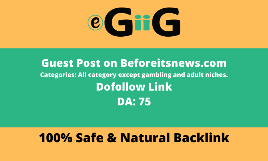 Publish on Beforeitsnews.com DA 71 TF 25 News Blog