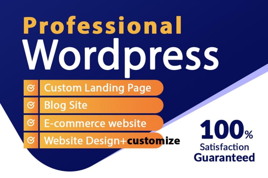 I will build wordpress website and do website design
