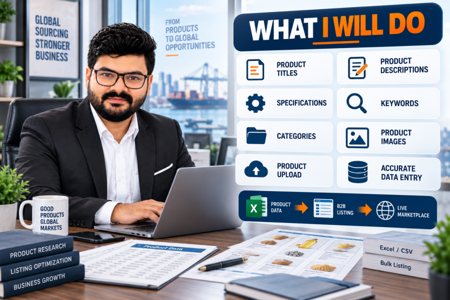 I will create professional SEO optimized Alibaba product listings