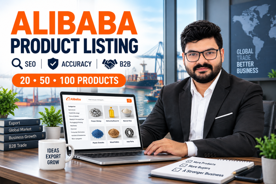 I will create professional SEO optimized Alibaba product listings