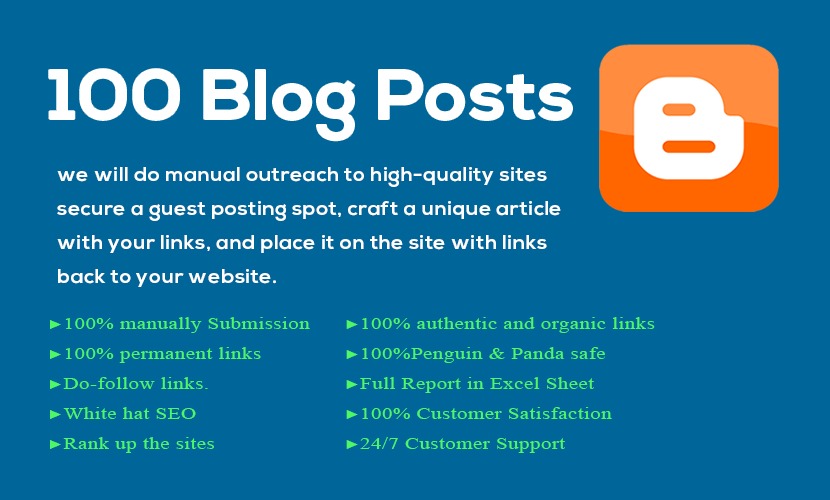 Blogger Backlink 2020 BEST BACKLINK SERVICE