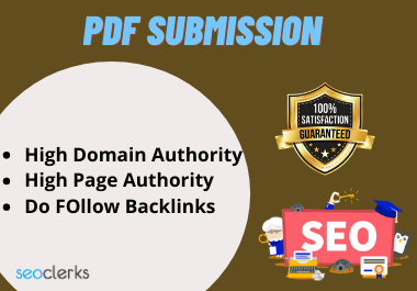 I Will Do 20 Article Submission And 20 PDF Submission 