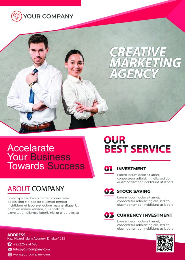the attractive flyer design within 24h