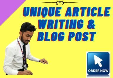 I Will Do 1000 Words SEO Optimized Article Writing, Content Writing, Blog Writing on Any Topic 