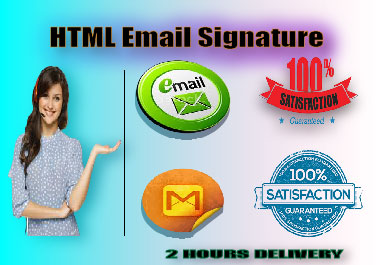 I will create a very attractive and professional email signature