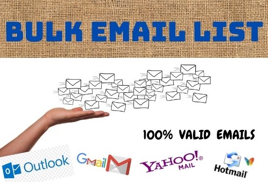 I will provide valid bulk email list for email marketing