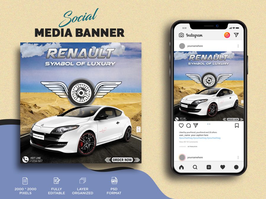  I will do a social media post, banner, flyer and roll up design