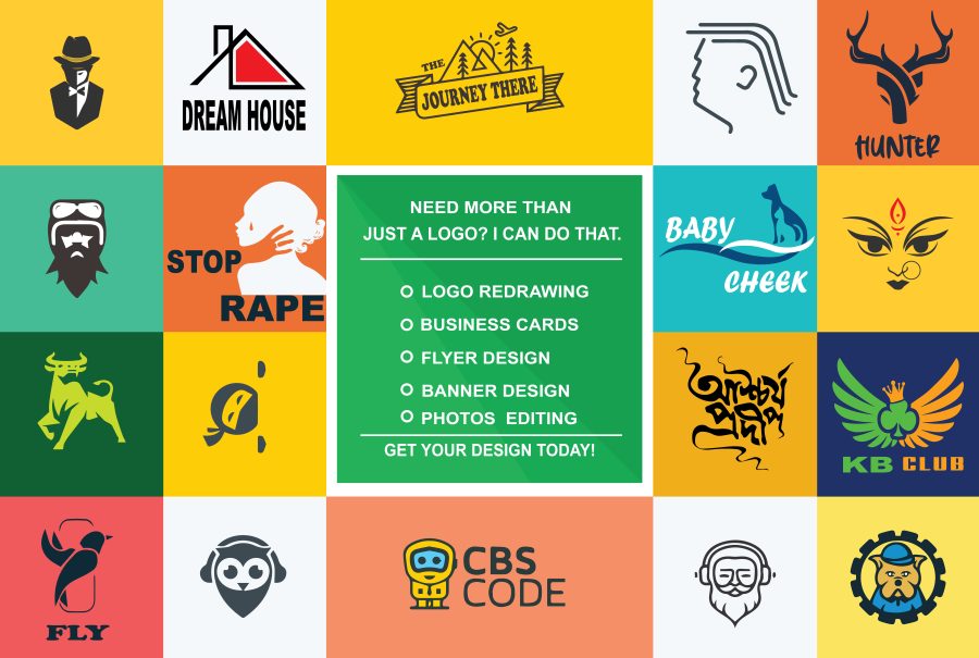 I will design creative and simple logo for you