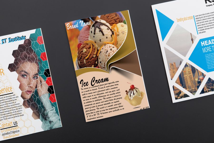 I will design creative and attractive flyer for you 
