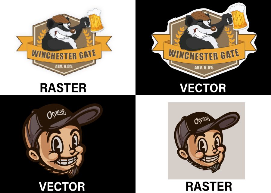 I will change your raster to vector logo