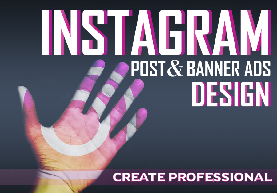 I will create professional Instagram post and banner ads design 